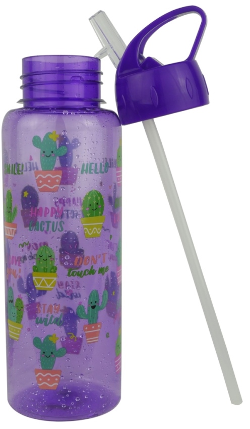 Casey FlipTop 1 Litre Plastic Water Bottle With