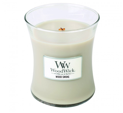 Woodwick Wood Smoke Medium Jar Retail Box No