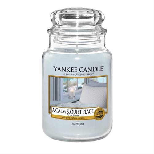 Yankee Candle Calm & Quiet Large Jar Retail Box