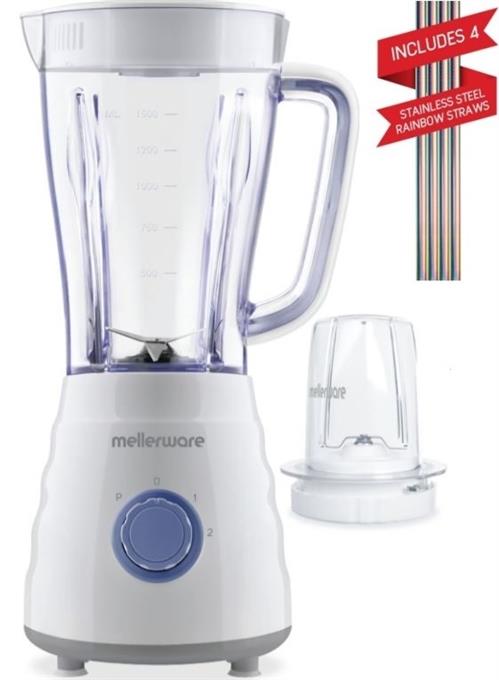 Mellerware 1.5L Jug Blender with Mill 500W Retail