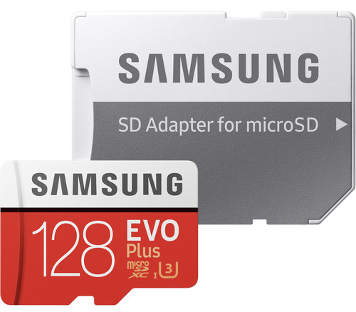 Samsung EVO Plus 128GB Micro SDXC with SD Adapter