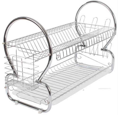 Casey 2 Layer 40cm Stainless Steel Medium Dish