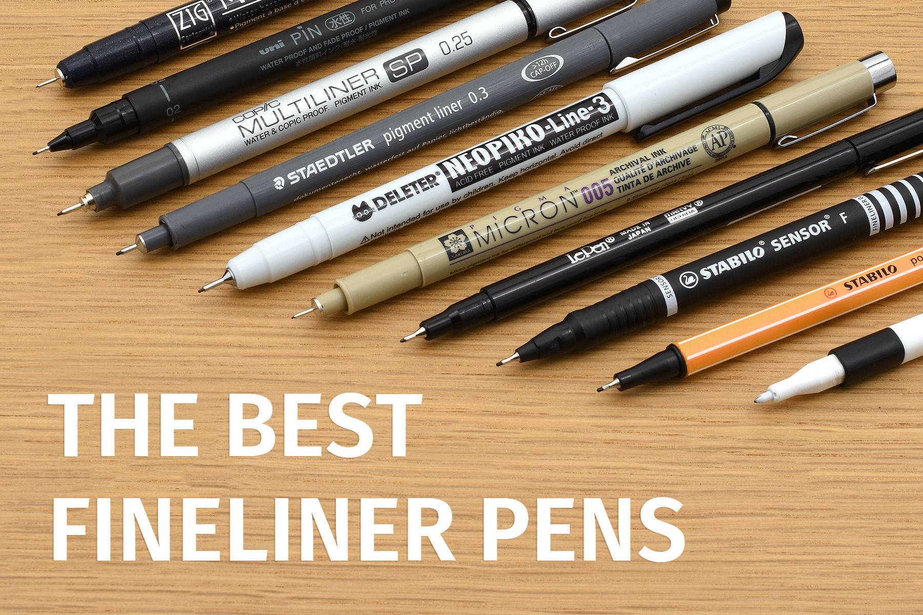 Fineliner Pens