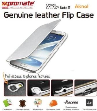 Promate Aknol Elegant Book-Style Leather