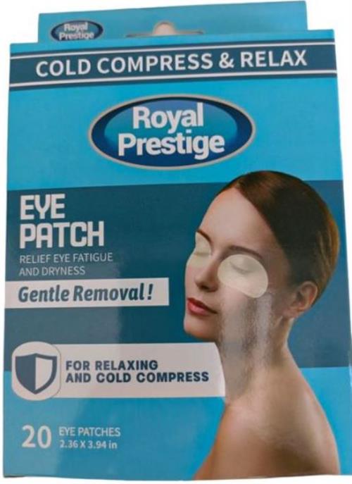 Royal Prestige Cold Compress Eye Patch 20 Pack