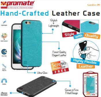 Promate Lanko-i6 Leather Flexible Snap-on