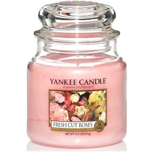 Yankee Candle Fresh Cut Roses Small Jar Retail