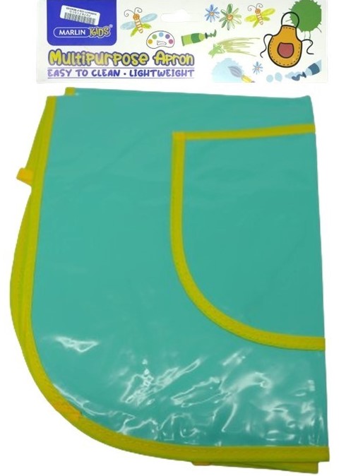 Marlin Multi Purpose Kids Plastic Aprons Teal