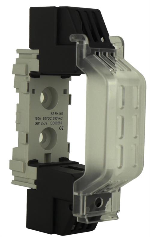 Solarix NT00 Rail Mount 1 Pole 160A DC Fuse